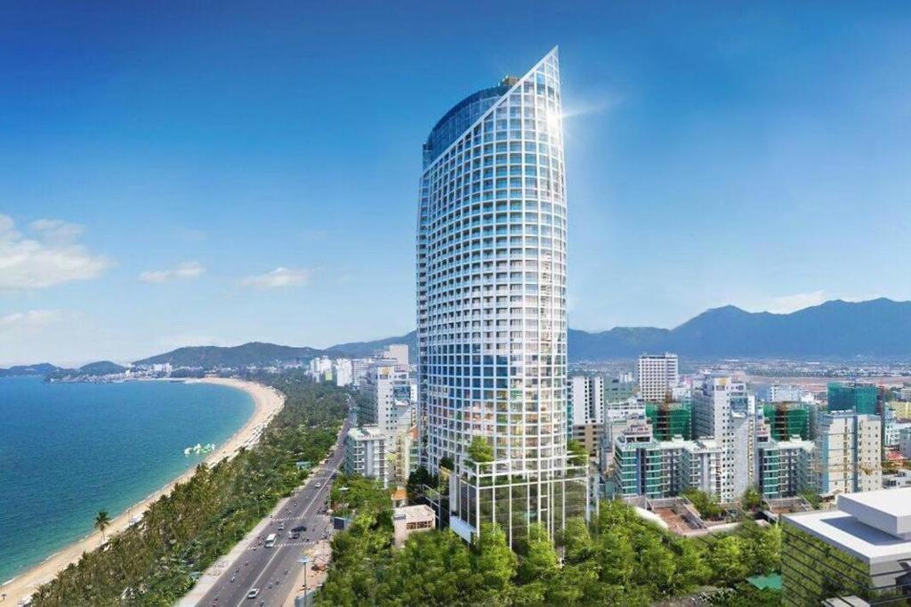 Cozy Panorama Apartment In Front Of The City Center Beach Нячанг Экстерьер фото