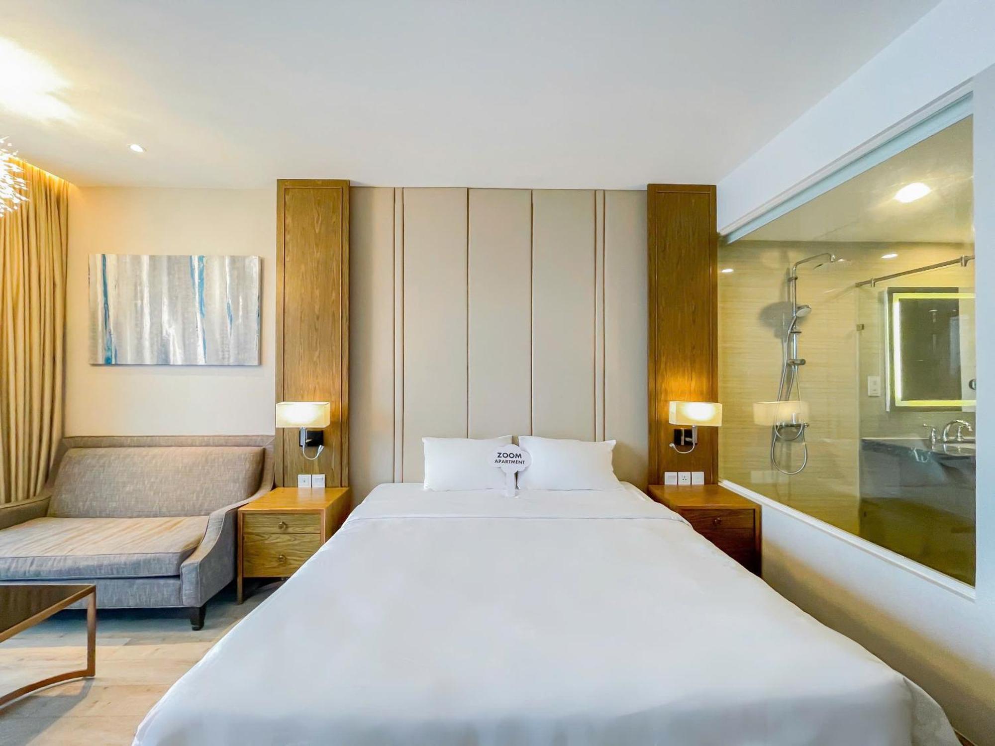 Cozy Panorama Apartment In Front Of The City Center Beach Нячанг Экстерьер фото